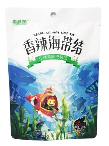 ギャラリービューアに画像を読み込む、SDX Spicy Seaweed Knot-蜀道香香辣海帶結-120g-SNACSDX104