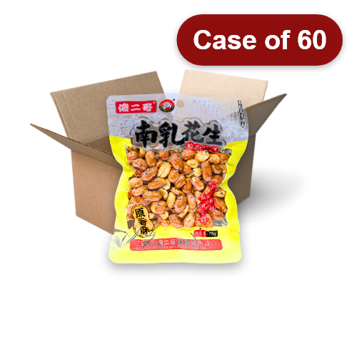 Load image into Gallery viewer, SEG Bean Curd Flavour Peanuts-傻二哥南乳花生(原香味)-75g-PNUT337-60
