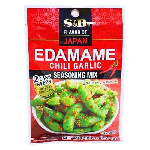 Load image into Gallery viewer, S&B Edamame Seasoning - Chilli Garlic-蒜香辣味毛豆調味料-25_2g-JPN636