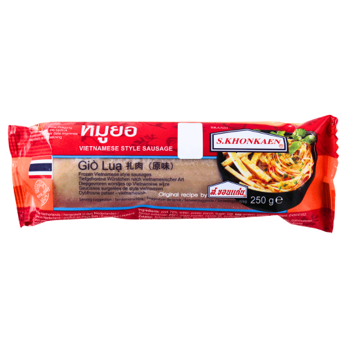Load image into Gallery viewer, S.Khonkaen Vietnamese Sausage 'Gio Lua'-越式原味扎肉-250g-FMEATSK103