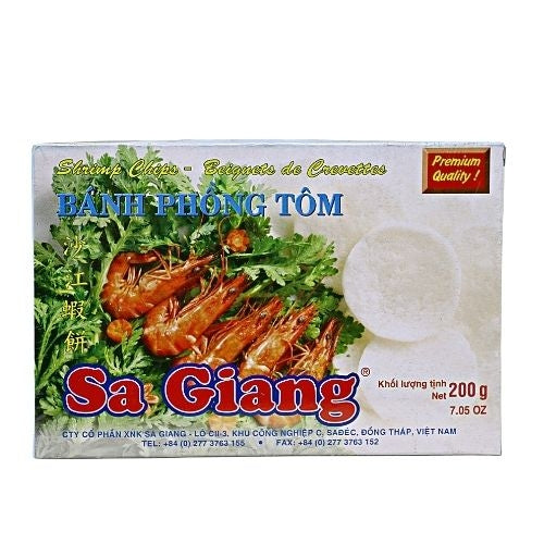 Load image into Gallery viewer, Sa Giang Shrimp Fritters (Chips)-薩江越南蝦片-200g-PRA309