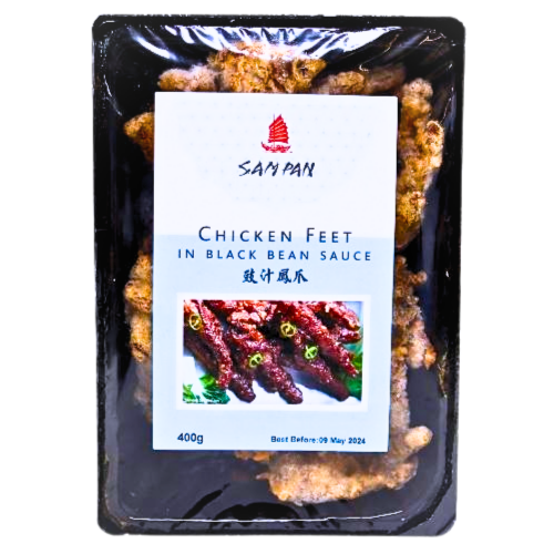ギャラリービューアに画像を読み込む、Sam Pan Chicken Feets in Black Bean Sauce-舢舨豉汁鳳爪-400g-DIMSP207