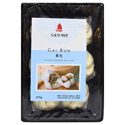Load image into Gallery viewer, Sam Pan Gai Bun (6) - Chicken Bun-舢舨雞飽-270g-DIMSP102