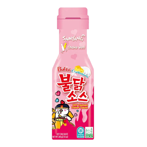 ギャラリービューアに画像を読み込む、Samyang Carbonara Hot Chicken Sauce-三養奶油芝士味火雞醬-200g-SAUSY103