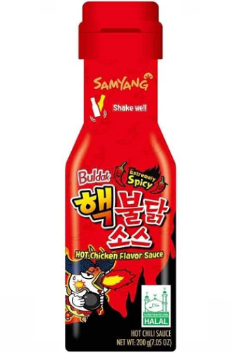 갤러리 뷰어에 이미지 로드, Samyang Extremely Spicy Hot Chicken Sauce-三養雙重超辣火雞醬-200g-SAUSY102