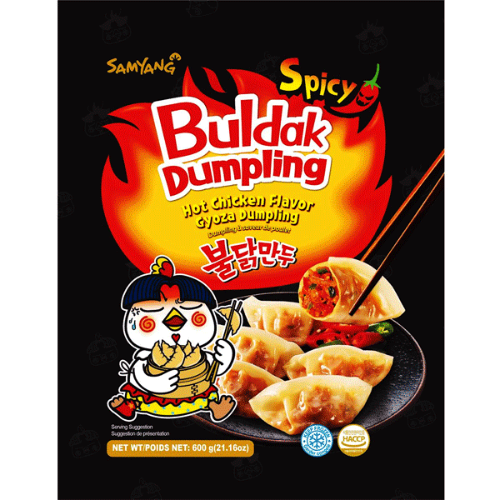 Load image into Gallery viewer, Samyang Hot Chicken Flavour Gyoza Dumpling-三養辣雞味餃子-600g-DUMSY102