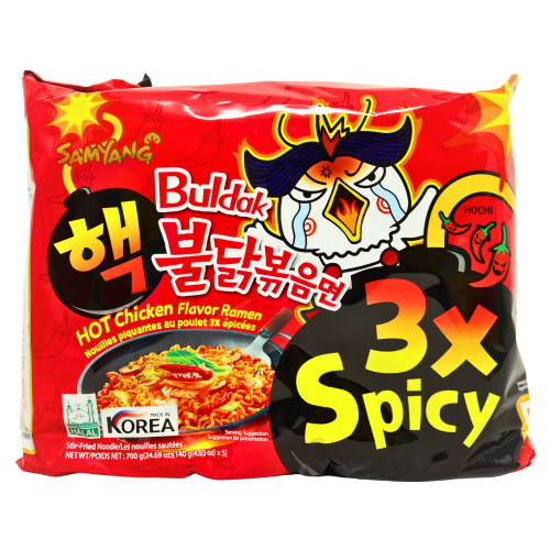 Load image into Gallery viewer, Samyang Hot Chicken Ramen - 3x Extremely Spicy-三養三倍超辣火雞拌面-5_140g-INSY313