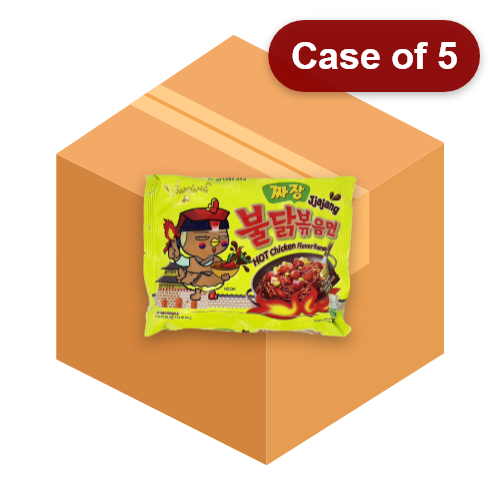 Load image into Gallery viewer, Samyang Hot Chicken Ramen - Jjajang-三養超辣火雞拌面-炸醬-5_140g-INSY306-5