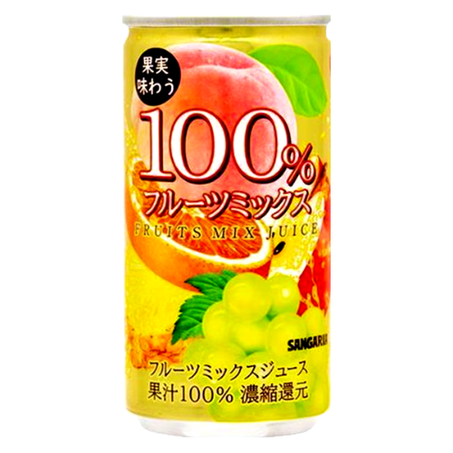 Load image into Gallery viewer, Sangaria 100% Mixed Fruits Juice-三佳利水果味100%混合果汁-190g-DRISA201