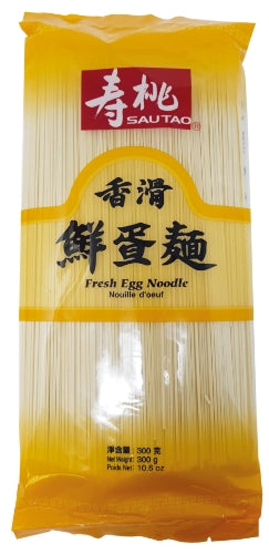 ギャラリービューアに画像を読み込む、Sau Tao Dried Fresh Egg Noodle-壽桃牌香滑鮮蛋麵-300g-DNOOST208