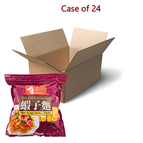 โหลดรูปภาพเข้าสู่ตัวดูแกลเลอรี, Sau Tao Shrimp Egg Noodles - Thick-壽桃牌袋裝蝦子面 (寛條)-454g-DNOOST402-24