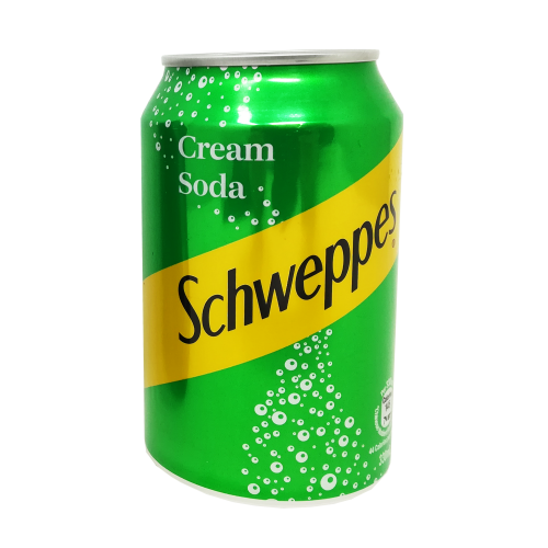 Load image into Gallery viewer, Schweppes Cream Soda-玉泉忌廉梳打-330ml-DRIS101