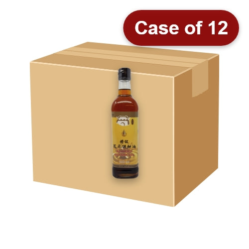 Load image into Gallery viewer, Shaohsing Castle (Btl) Blended Sesame Oil-越王城混合麻油-500ml-SAUSC202-12