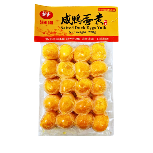 Load image into Gallery viewer, Shen Dan Salted Duck Eggs Yolk-神丹鴨咸蛋黃-220g-EGG209