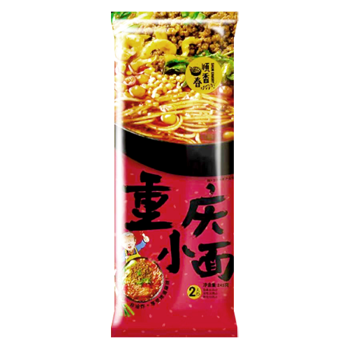 갤러리 뷰어에 이미지 로드, Shun Savory ChongQing Spicy & Hot Noodle-順香春重慶小面-245g-INSS101