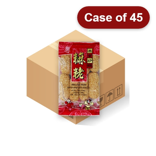 ギャラリービューアに画像を読み込む、Six Fortune White Sesame Puff-六福白麻粩-160g-SNACSF205-45