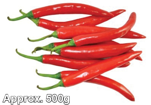 Load image into Gallery viewer, Small Thai Red Chilli-新鮮泰國紅指天椒 (Produce of India)-1kg-FVEG112-500