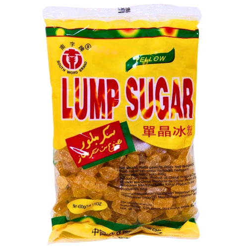 갤러리 뷰어에 이미지 로드, South Word Yellow Lump Sugar (Small)-南字牌單晶黃冰糖-400g-SUG313