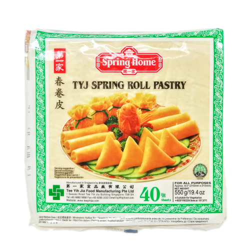 Load image into Gallery viewer, Spring Home 8.5" TYJ Spring Roll Pastry (40 Sheets)-第一家春卷皮-550g-WRAP201
