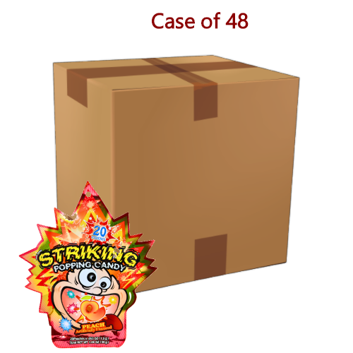 ギャラリービューアに画像を読み込む、Striking Popping Candy - Peach-索勁爆炸糖-白桃味-30g-CANSK106-48