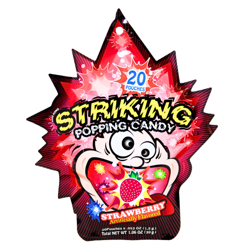 Load image into Gallery viewer, Striking Popping Candy - Strawberry-索勁爆炸糖-草莓味-30g-CANSK103