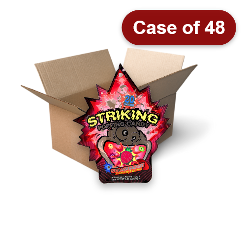 Load image into Gallery viewer, Striking Popping Candy - Strawberry-索勁爆炸糖-草莓味-30g-CANSK103-48