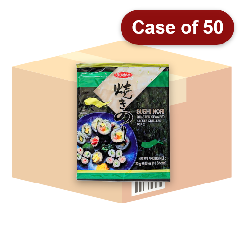 Load image into Gallery viewer, Sukina Roasted Seaweed (Laver) - 10 sheets-壽司紫菜-25g-JPN242-50