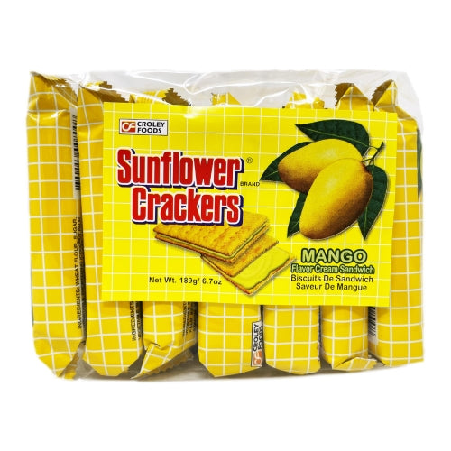 Load image into Gallery viewer, Sunflower Cream Cracker - Mango-芒果味夾心餅-7_27g-BISSU101