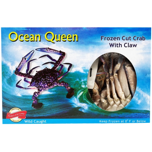 Load image into Gallery viewer, Swimming Cut Crab (Net 800g)-急凍花蟹-1kg-FSFD232