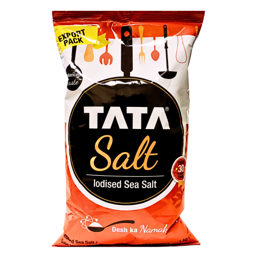 ギャラリービューアに画像を読み込む、TATA Iodized Sea Salt-TATA 含碘海鹽-1kg-SALT204