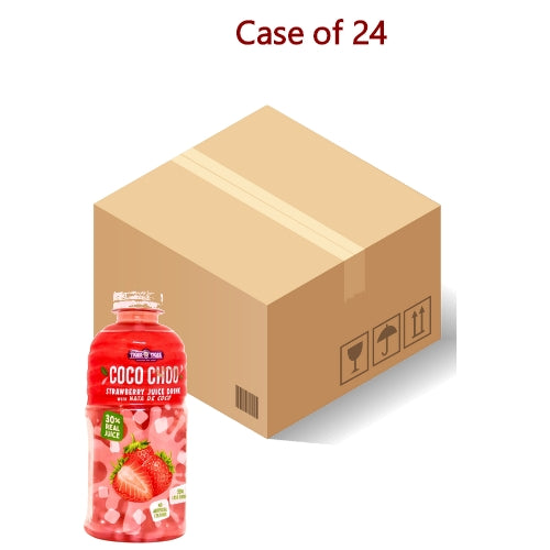 将图像加载到图库查看器中, TT Coco Choo Strawberry Juice Drink with Nata De Coco-椰果草莓味飲料-320ml-DRITT215-24