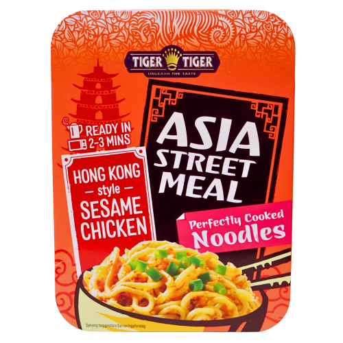 Load image into Gallery viewer, TT HK Style Street Noodles - Sesame Chicken-雙虎牌港式街頭麵 - 芝麻雞-270g-INTT251