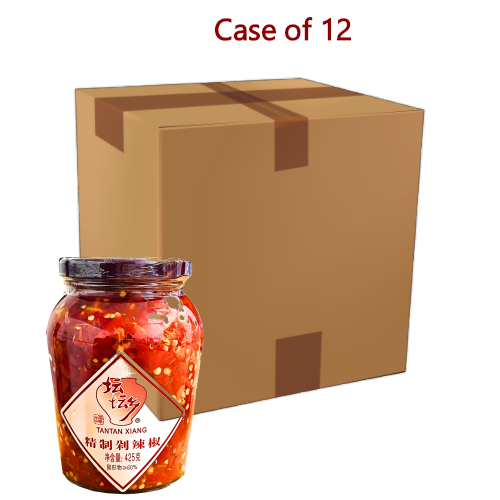 Load image into Gallery viewer, TanTan Xiang Chopped Red Chilli - 425g-壇壇鄉精制剁辣椒-425g-PRE519-12