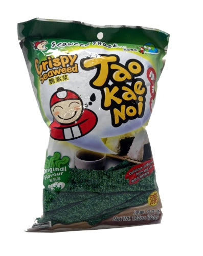 Load image into Gallery viewer, Tao Kae Noi Crispy Seaweed - Original-小老板日本紫菜 - 原味-32g-SNACTKN123