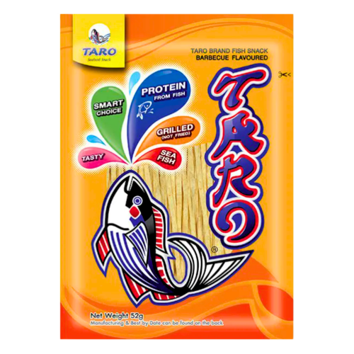 ギャラリービューアに画像を読み込む、Taro Fish Snack - Barbecue-泰國燒烤味魚香絲-52g-SNACTA304