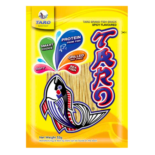 갤러리 뷰어에 이미지 로드, Taro Fish Snack - Spicy-泰國辣味魚香絲-52g-SNACTA302
