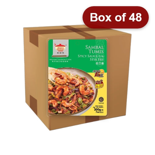 Load image into Gallery viewer, Tean's Gourmet Malaysian StirFry Sambal Tumis-田師傅叁巴醬-200g-PASTE518-48