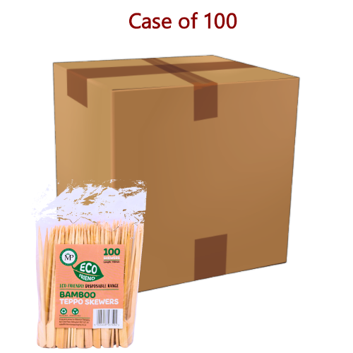 Load image into Gallery viewer, Teppo Gushi Bamboo Skewer 15cm-6吋日式竹簽-100pcs-SKEWTG6-100