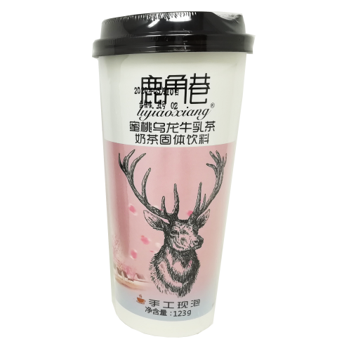 Load image into Gallery viewer, The Alley LJX Milk Tea - Peach Oolong-鹿角巷奶茶-蜜桃烏龍牛乳茶-123g-DRILJX102