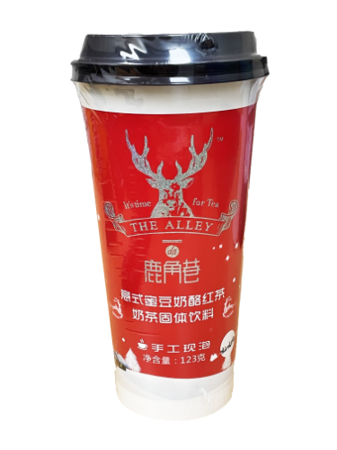 Load image into Gallery viewer, The Alley LJX Milk Tea - Red Bean-鹿角巷奶茶-意式蜜豆奶酪红茶-123g-DRILJX103