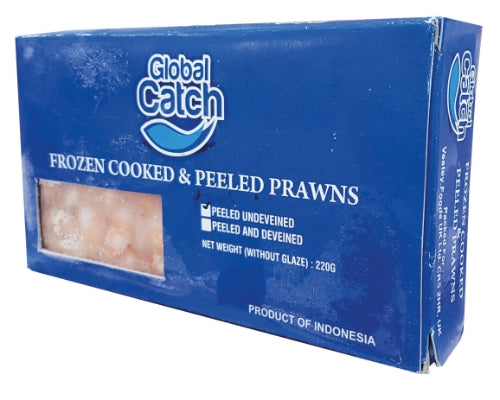 Load image into Gallery viewer, Tiger Delight 200/300 Indonesian C&P Black Pink Prawns (Nett 220g)-200/300印尼熟蝦仔-454g-PRW454