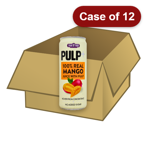 将图像加载到图库查看器中, Tiger Tiger 100% Mango Juice with Pulp 320ml-泰國果肉芒果汁-320ml-DRITT205-12