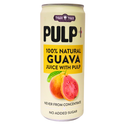 갤러리 뷰어에 이미지 로드, Tiger Tiger 100% Pink Guava Juice with Pulp-泰國果肉粉紅番石榴汁-320ml-DRITT206