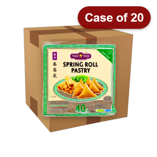 Load image into Gallery viewer, Tiger Tiger 8.5" Spring Roll Pastry (40 Sheets)-雙虎牌春卷皮-550g-WRAP214-20