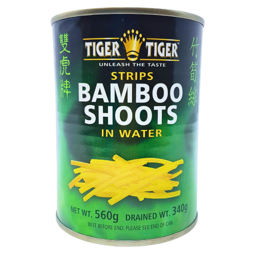 Load image into Gallery viewer, Tiger Tiger Bamboo Shoot Strips in Water-雙虎牌竹筍絲-560g-BAM403