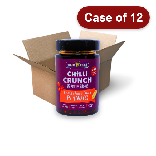 Load image into Gallery viewer, Tiger Tiger Crispy Chilli Oil with Peanuts-雙虎牌辣三丁辣椒油-170g-CHITT106-12