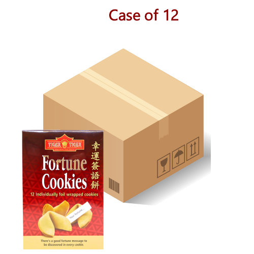 Load image into Gallery viewer, Tiger Tiger Fortune Cookies (12pcs)-雙虎牌幸運簽語餅-60g-FC110A-12