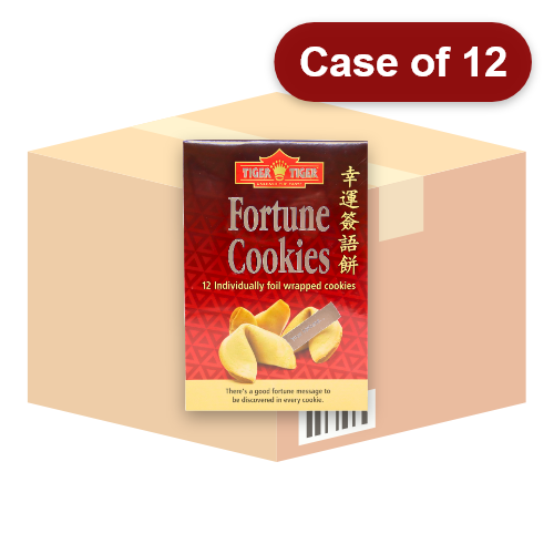 Load image into Gallery viewer, Tiger Tiger Fortune Cookies (12pcs)-雙虎牌幸運簽語餅-60g-FC110A-12