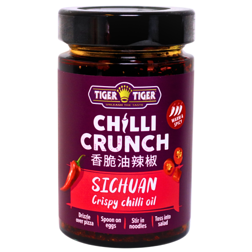 갤러리 뷰어에 이미지 로드, Tiger Tiger Sichuan Crispy Chilli Oil-雙虎牌四川香辣脆辣椒油-170g-CHITT104