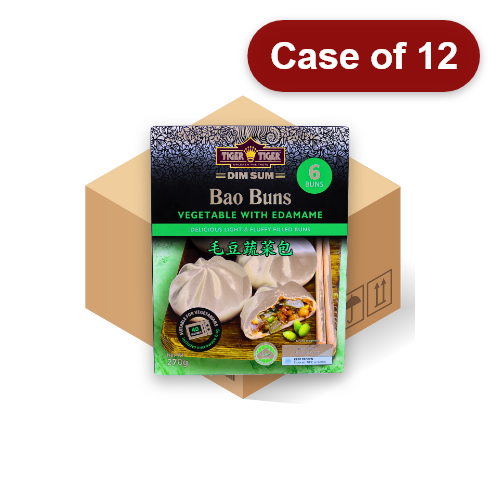 Load image into Gallery viewer, Tiger Tiger Vegetables Bao Buns with Edamame-雙虎牌毛豆蔬菜包-6_45g-DIMTT103-12